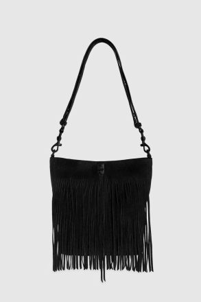 Women Black Darren Bucket With Fringe Bucket Bag Rebecca Minkoff