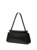 Women Black Elleme Long Papillon Leather Black/White Stitches Papillon - Image 3