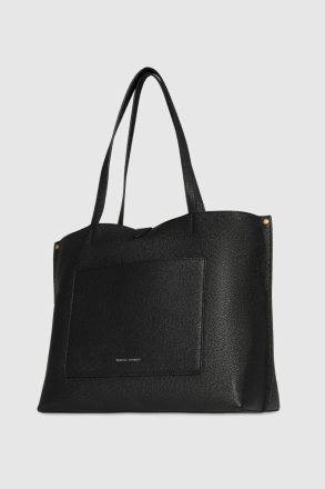 Women Black-Multi Tote Bag Rebecca Minkoff Megan Tote Bag - Black Pebbled Leather - Image 2