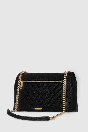 Women Black Rebecca Minkoff Shoulder Bag Edie Emboss Large Shoulder - Image 2