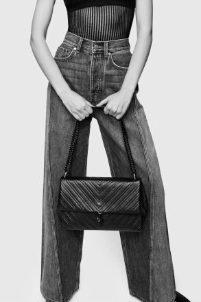 Women Black Rebecca Minkoff Shoulder Bag Edie Emboss Large Shoulder - Image 4