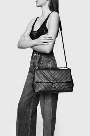 Women Black Rebecca Minkoff Shoulder Bag Edie Emboss Large Shoulder - Image 5