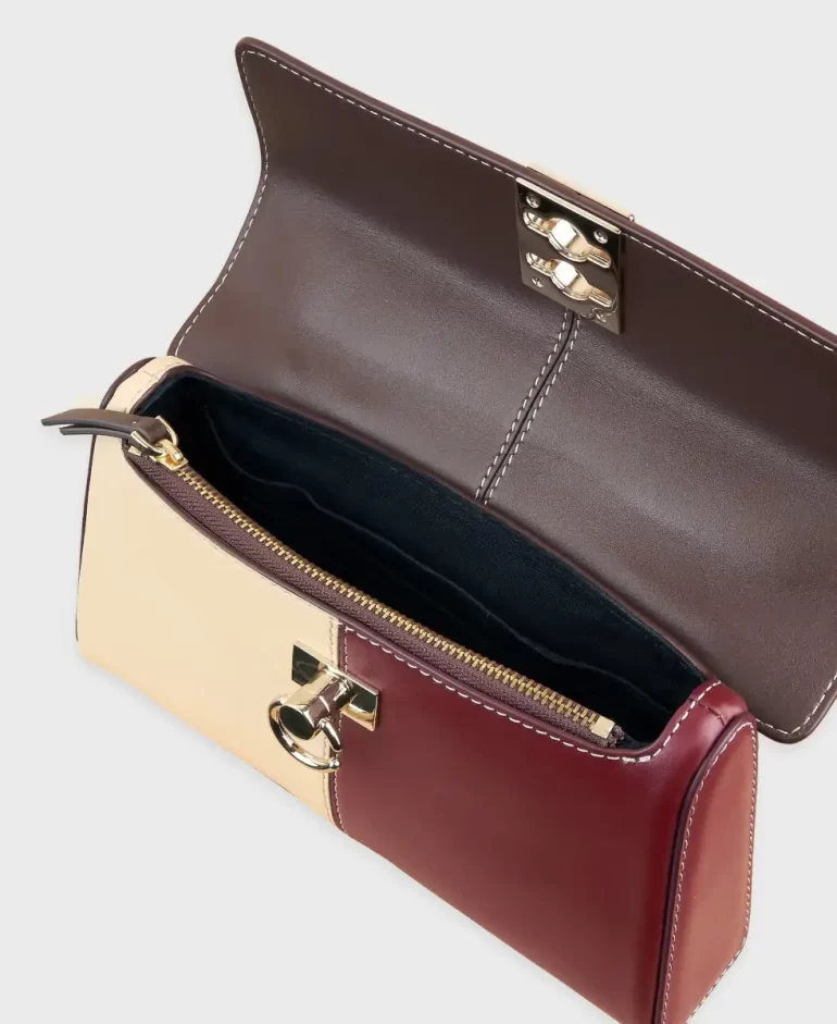 Women Cafune Stance Wallet - Merlot/Eggshell Crossbody - Image 3