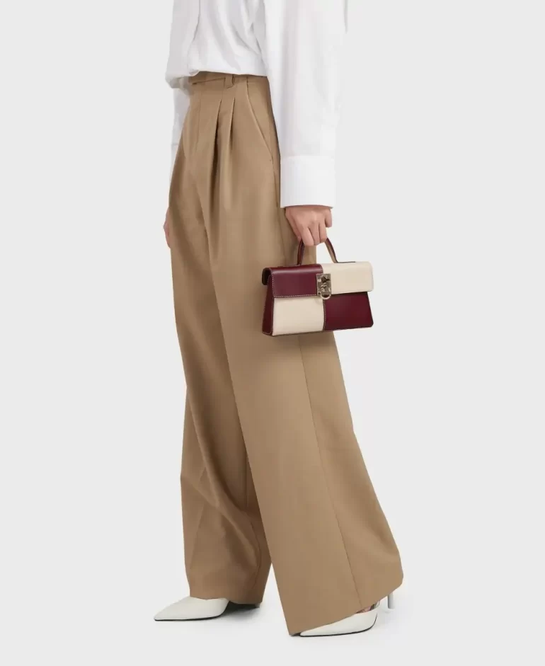 Women Cafune Stance Wallet - Merlot/Eggshell Crossbody - Image 5