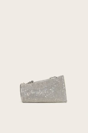 Women Clear Viera Rhinestone Wristlet - Clear Mini Bags Cult Gaia - Image 4
