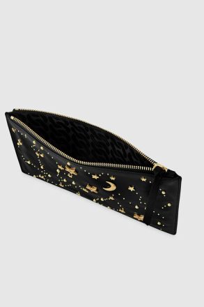 Women Clutch Rebecca Minkoff Large Celestial Studded Pouch Black - Image 3