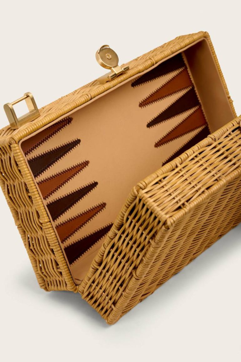Women Clutches Natural The Backgammon Clutch - Natural Cult Gaia - Image 3