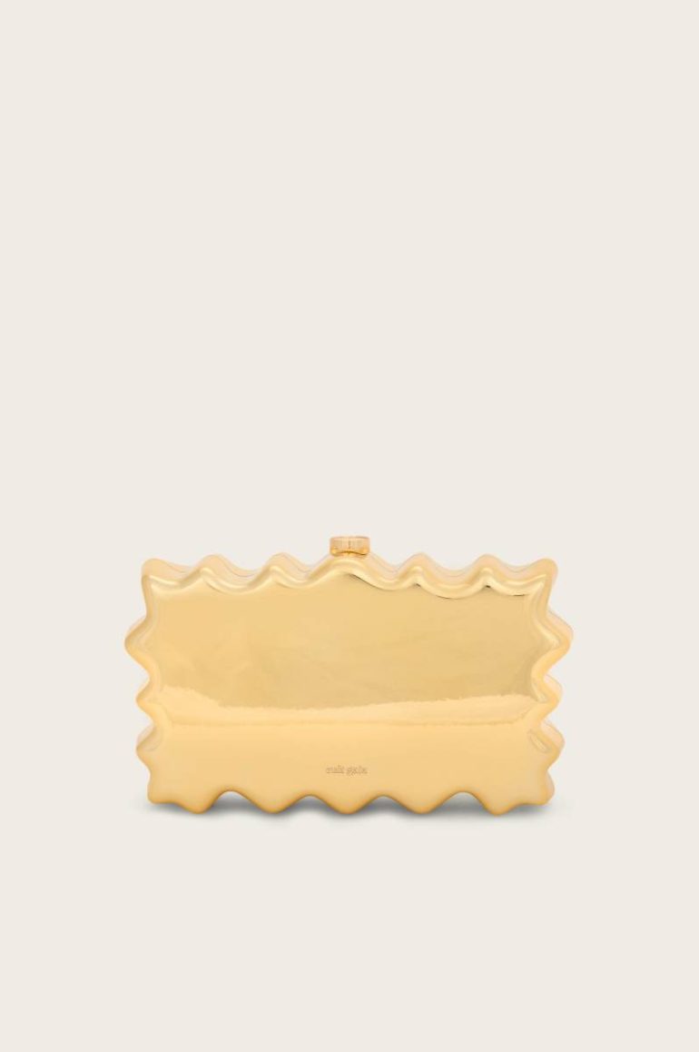 Women Clutches Paloma Clutch - Shiny Gold Cult Gaia Shiny Gold - Image 2