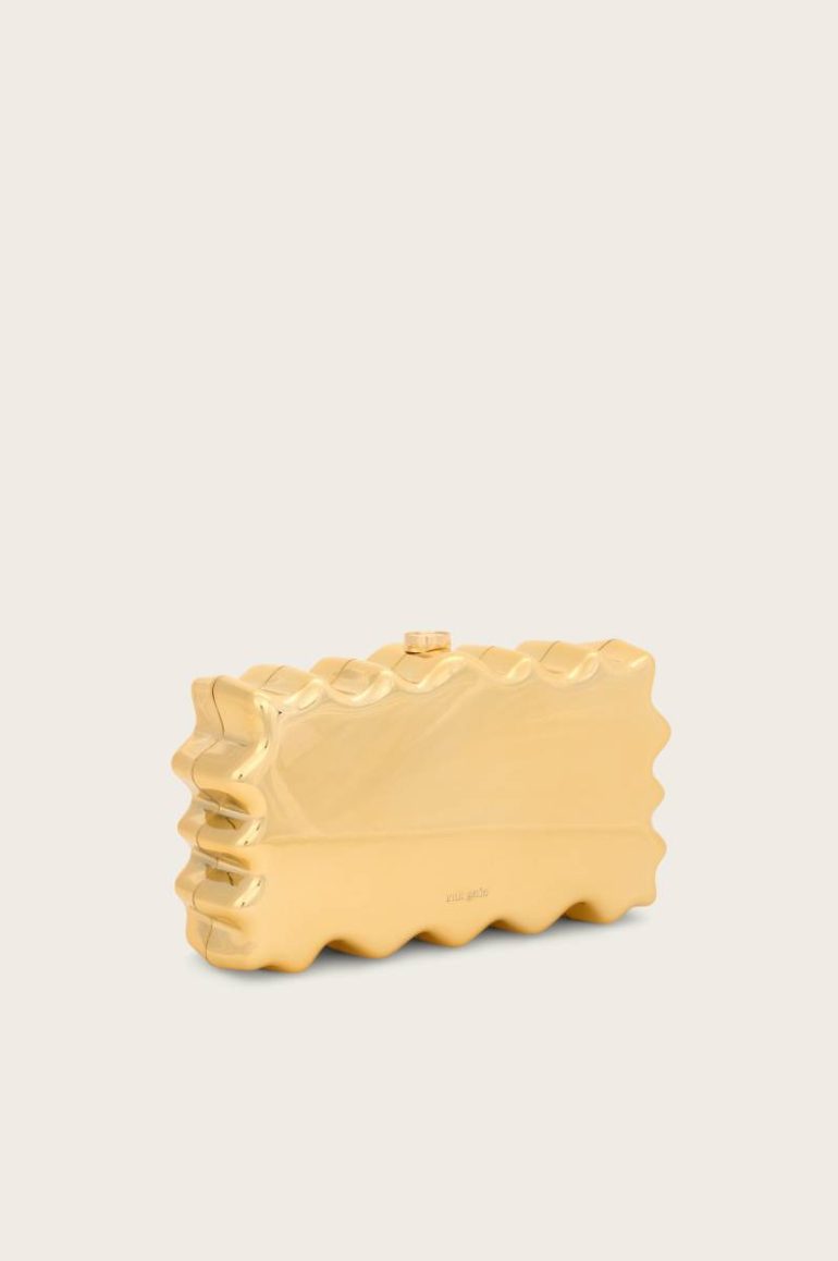 Women Clutches Paloma Clutch - Shiny Gold Cult Gaia Shiny Gold - Image 4