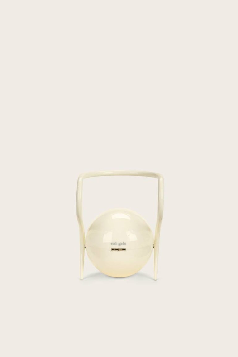 Women Clutches Pearl Bag - White White Cult Gaia - Image 4