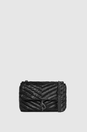 Women Crossbody Bag Black Rebecca Minkoff Edie Nylon Crossbody