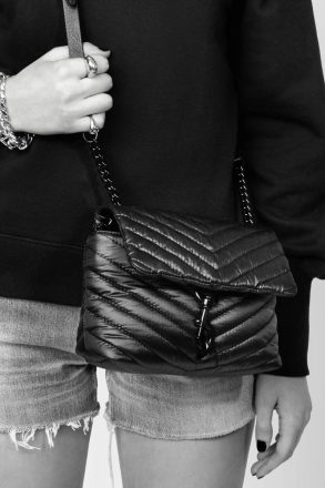 Women Crossbody Bag Black Rebecca Minkoff Edie Nylon Crossbody - Image 5