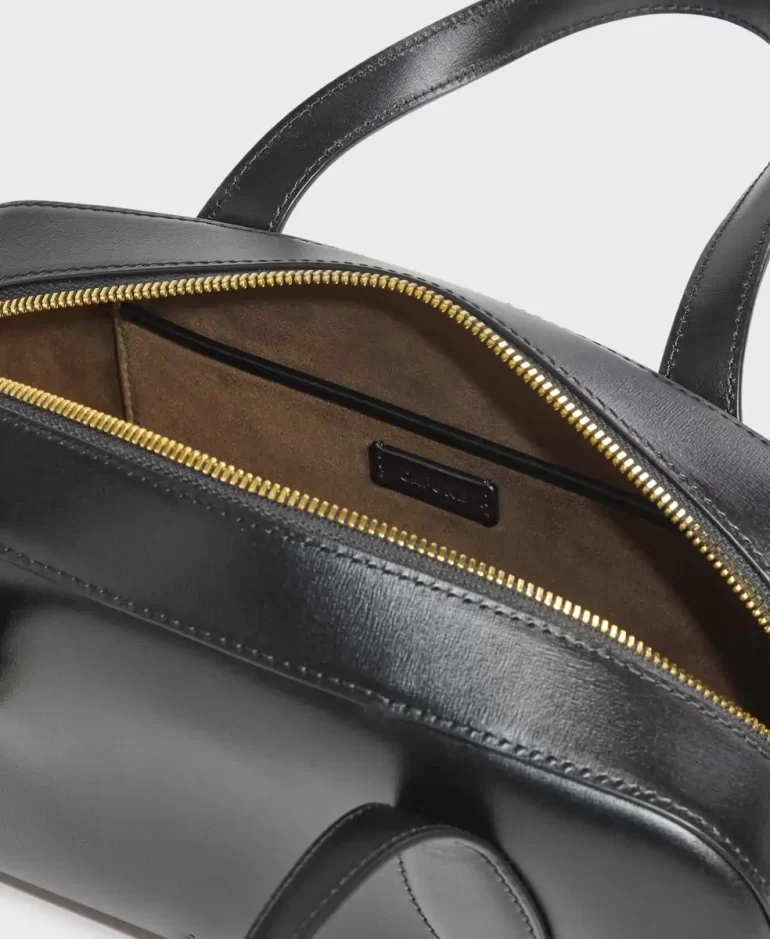 Women Crossbody Cafune Small Asra Boston Bag - Black - Image 4