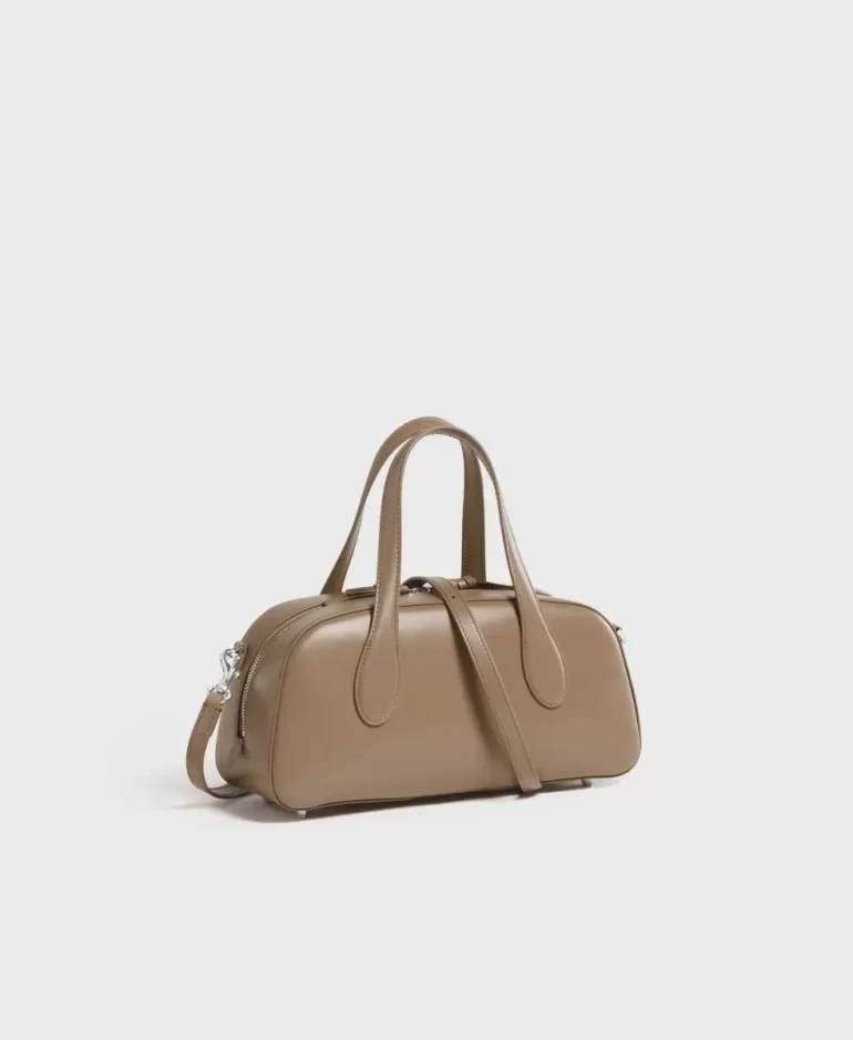 Women Crossbody Small Asra Boston Bag - Clay Cafune - Image 3