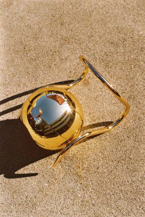 Women Cult Gaia Pearl Bag - Shiny Gold Shiny Gold Clutches - Image 5