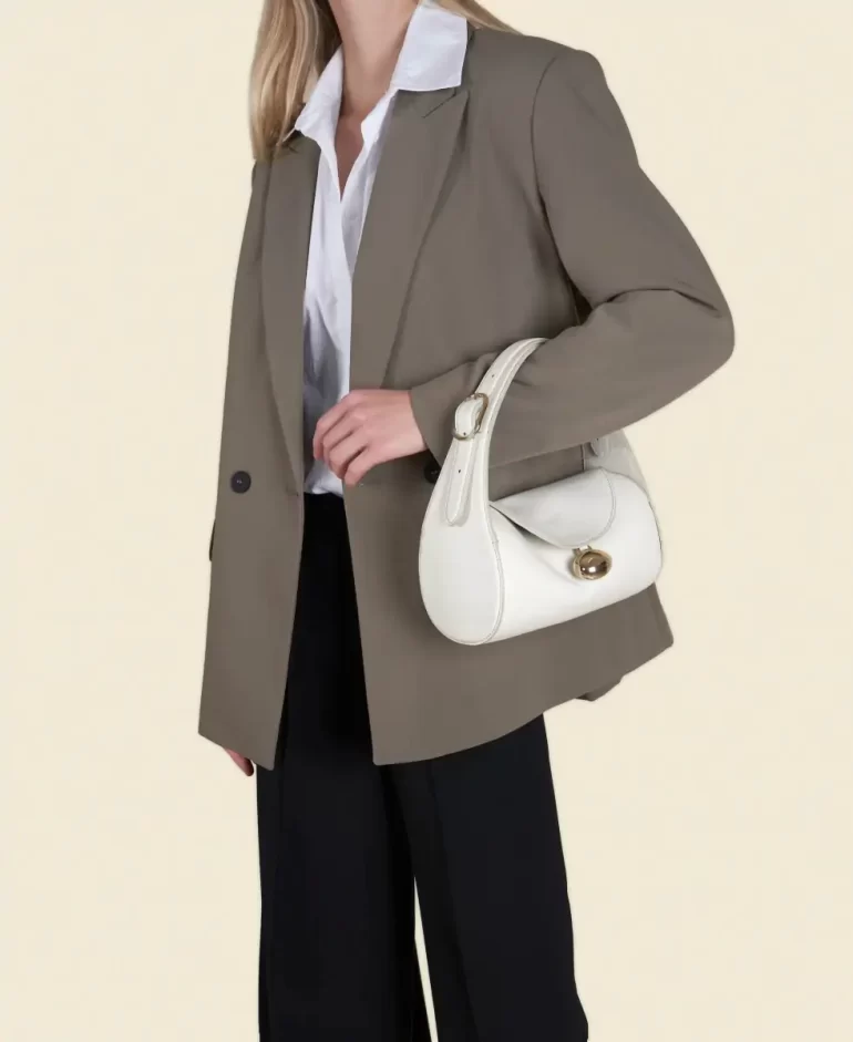 Women Drop Duffel - Ivory Shoulder Bag Cafune - Image 5