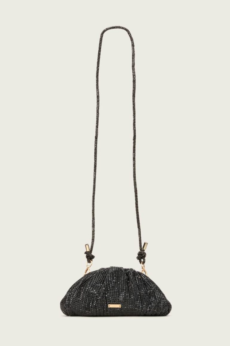 Women Jaala Nano Rhinestone Clutch - Black Black Clutches Cult Gaia - Image 3