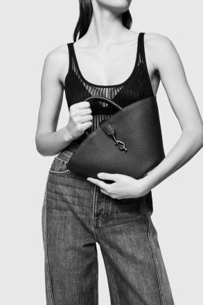 Women Megan Mini Fan Tote Tote Bag Black-White Rebecca Minkoff - Image 4