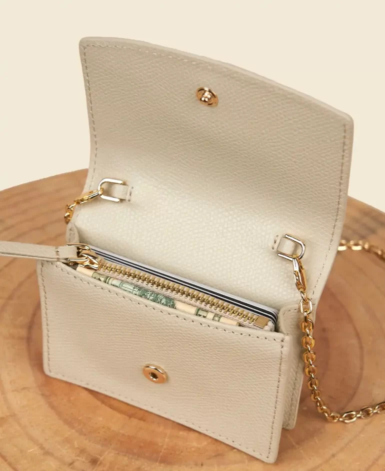 Women Mini Bag Double-C Cardholder - Mushroom Cafune - Image 4