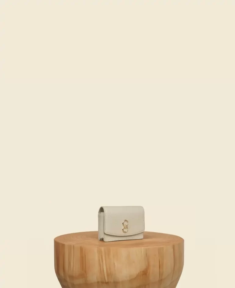 Women Mini Bag Double-C Cardholder - Mushroom Cafune