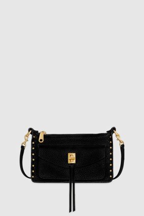 Women Rebecca Minkoff Black Crossbody Bag Darren Mini Top Zip Crossbody