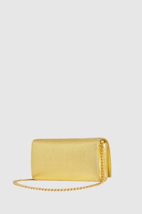 Women Rebecca Minkoff G Wallet Crossbody Clutch Gold - Image 2