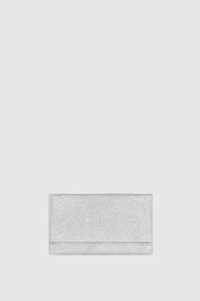 Women Rebecca Minkoff Silver Clutch Wallet Clutch