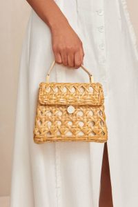 Women Sybil Crossbody Bag - Natural Mini Bags Cult Gaia Natural - Image 2