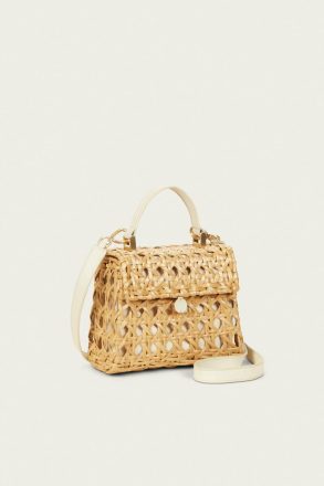 Women Sybil Crossbody Bag - Natural Mini Bags Cult Gaia Natural - Image 4