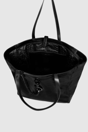Women Tote Bag Black-Black-Shellac Rebecca Minkoff Megan Weekender Tote - Image 3